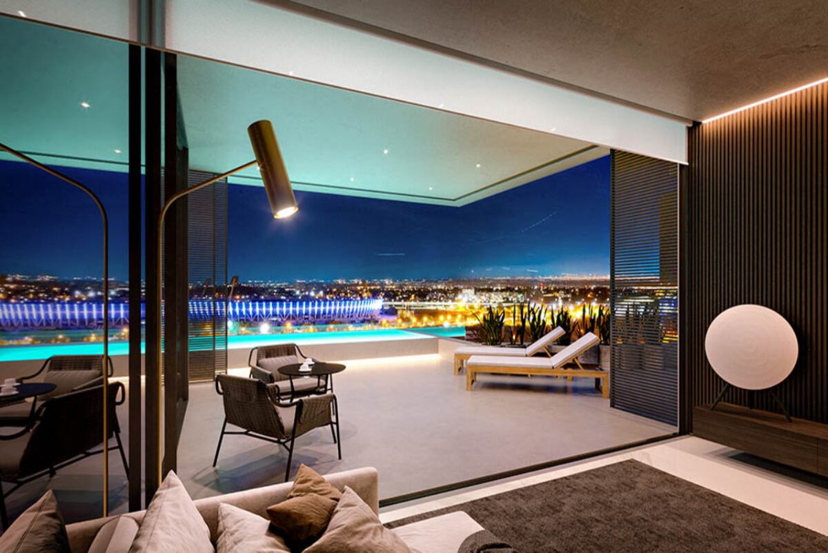Residencias con vistas al Cerro de las Rosas y a las sierras.(Foto: Icon Barrancas Residences)