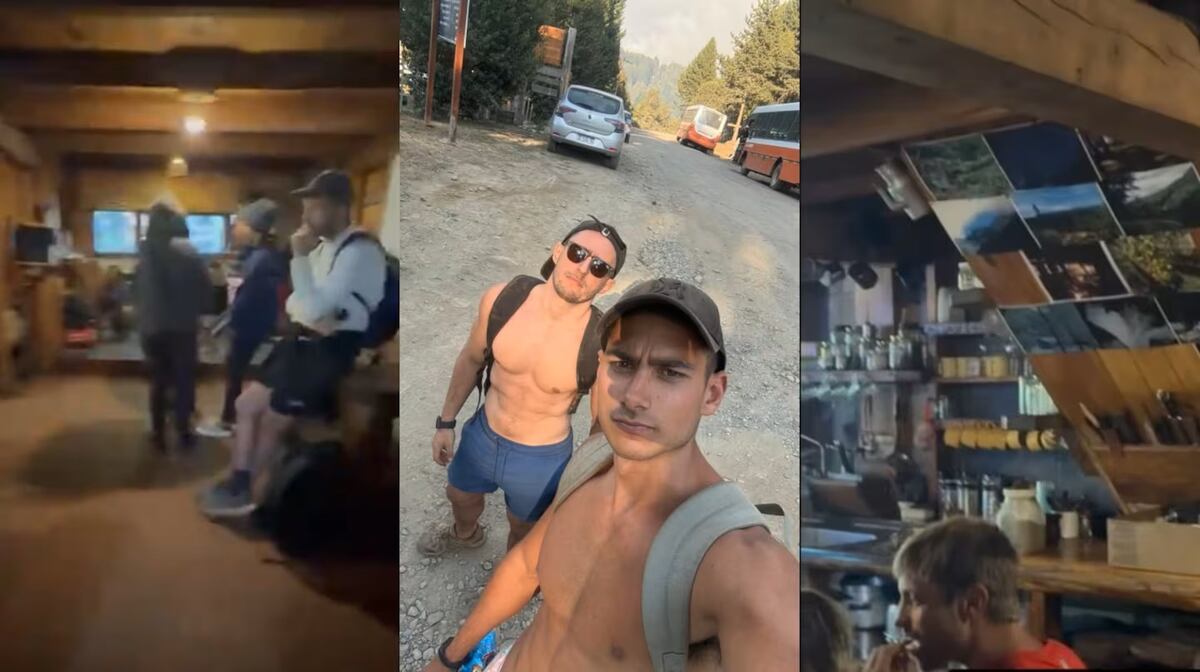 "Luego de la noche en el refugio, volvimos sucios y agotados, pero aliviados de haber salido", contó Leandro. (Fotos: TN / gentileza Leandro Galeazzi)