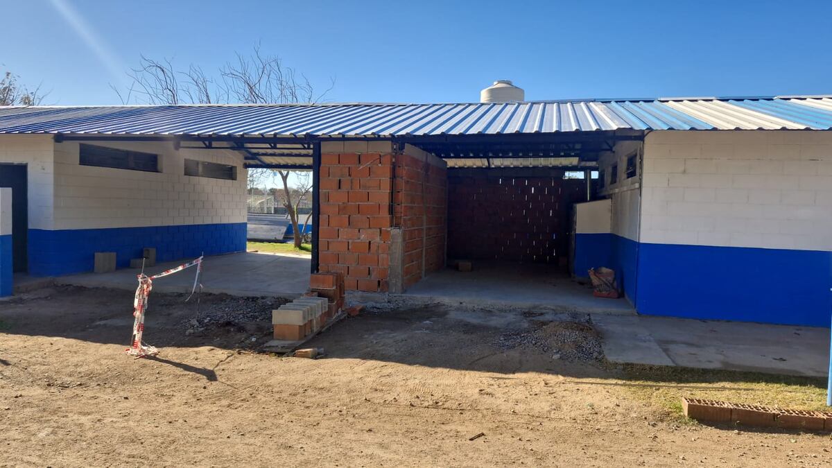 Así avanzan las obras hoy en el René Gorreta (Foto: Gentileza Racing).