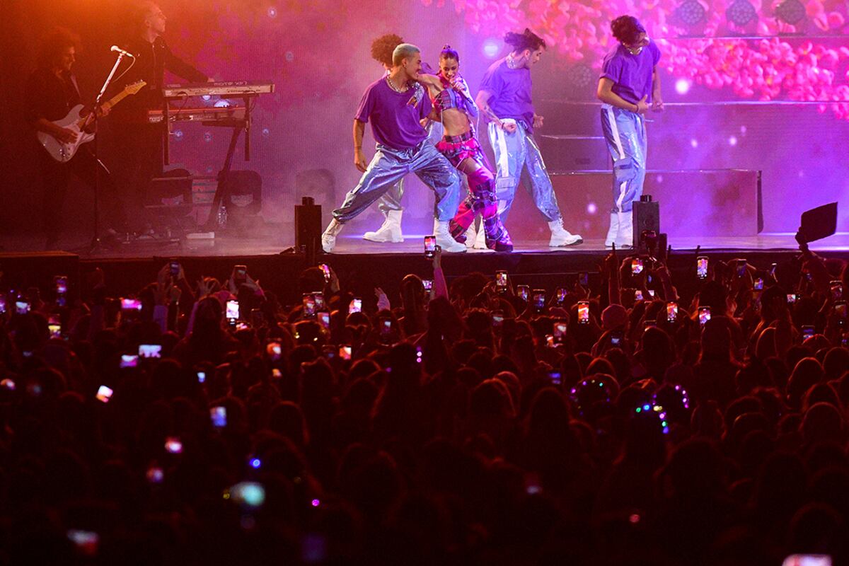 Recital de Tini Stoessel en espacio Quality Foto: (Pedro Castillo / La Voz)