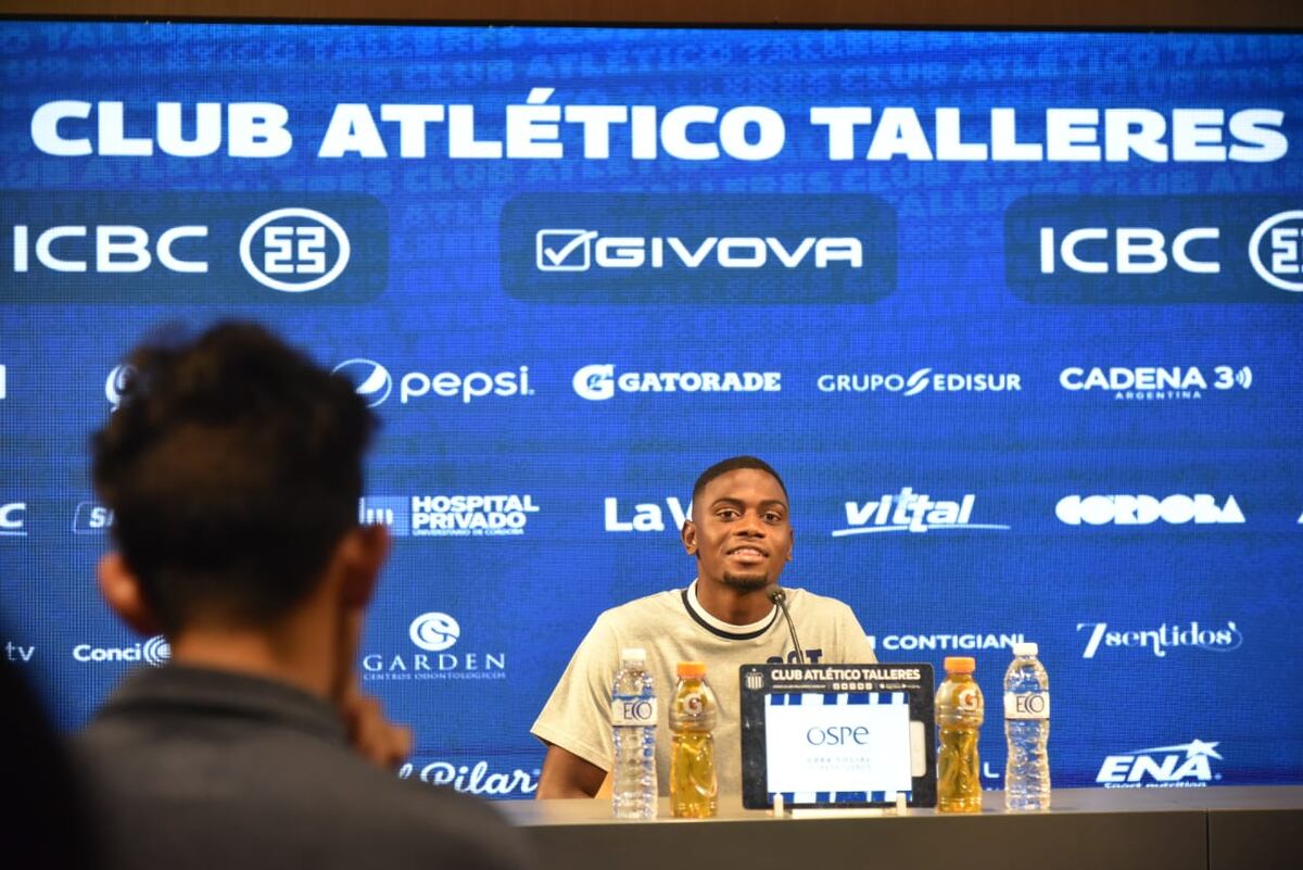 Luis Miguel Angulo, nuevo refuerzo de Talleres. Viene de Colombia. (Facundo Luque La Voz)