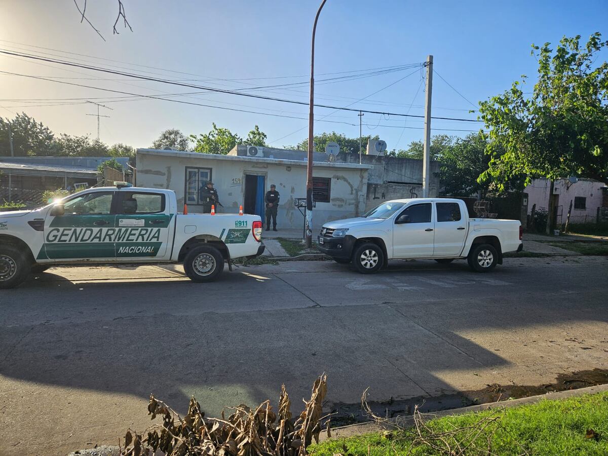 Allanamientos realizados en marzo en la nueva causa contra "Yiyo" y su banda. (Gendarmería)