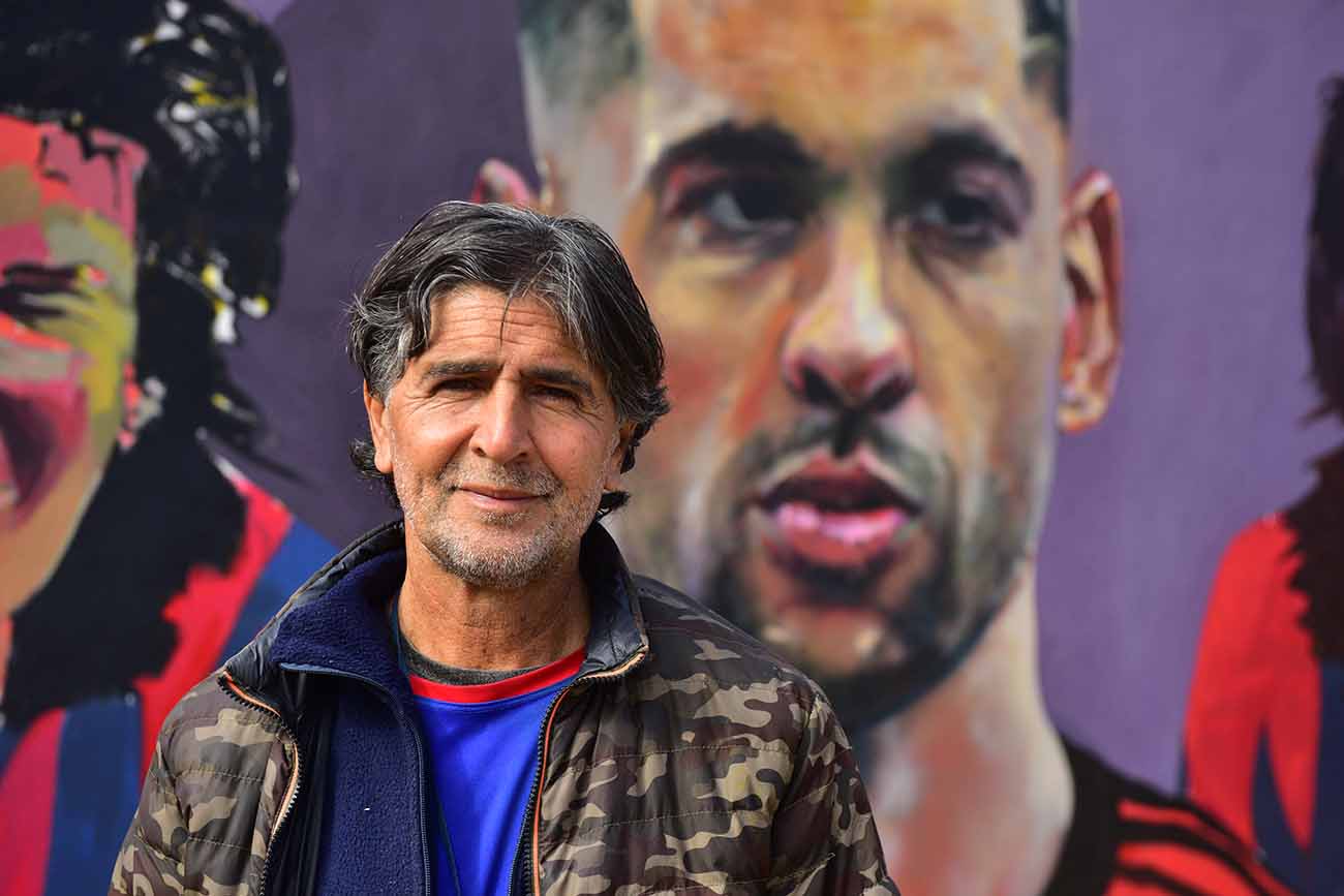 Daniel Oscar Ríos, "Tico", el entrenador que tuvo a "Cuti" Romero en sus comienzos en San Lorenzo. (José Gabriel Hernández / La Voz)