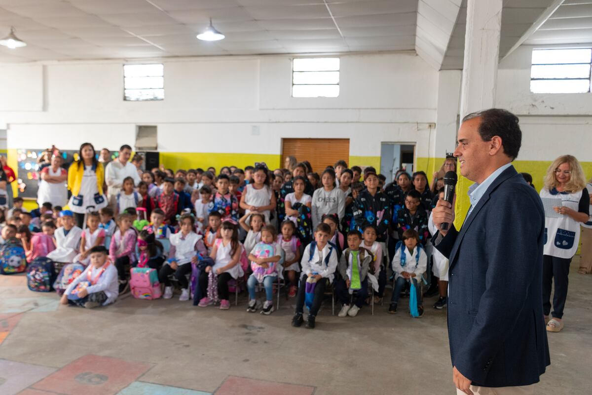Apertura del ciclo lectivo y obras en establecimientos educativos de la capital alterna de Córdoba. (Municipalidad de Córdoba)
