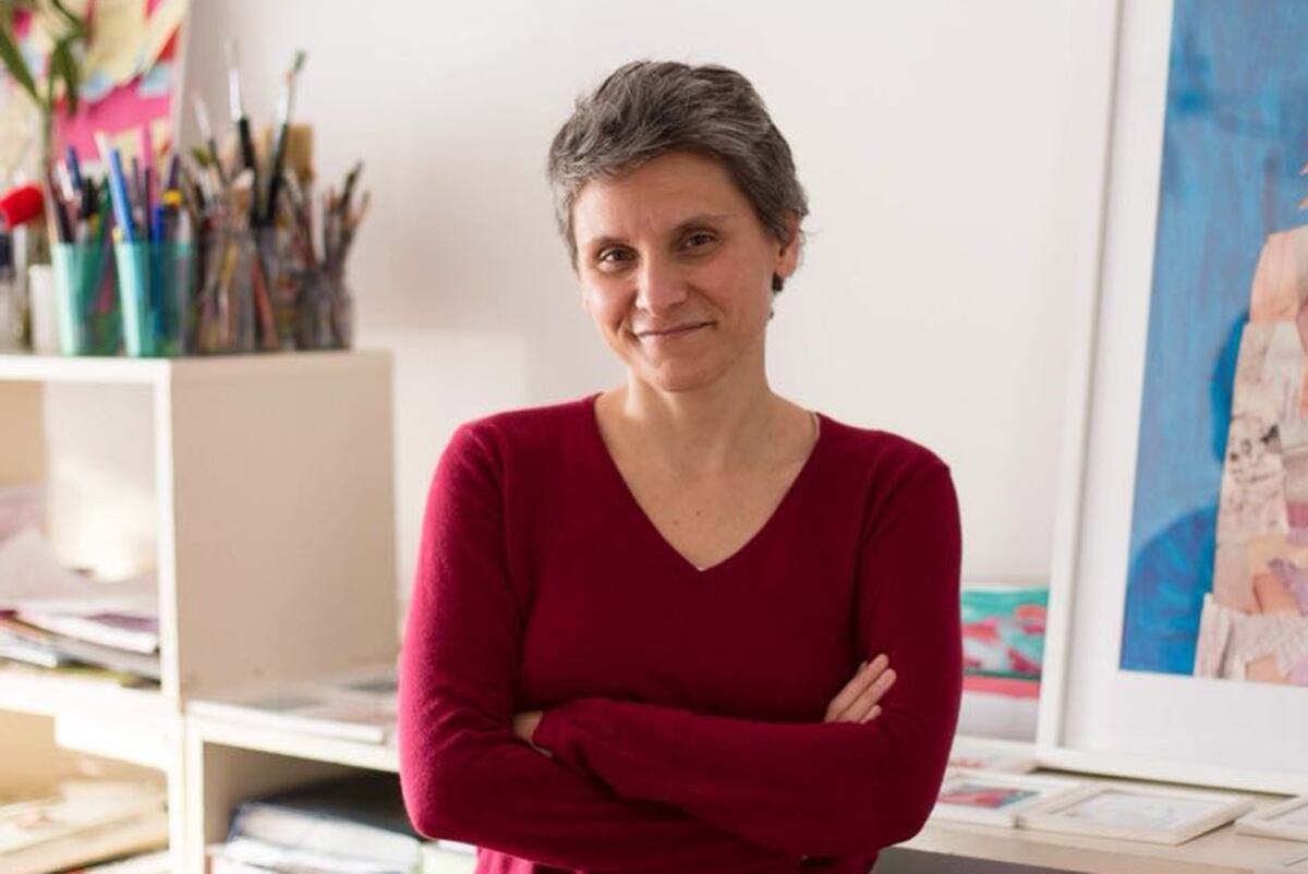 Lala Pasquinelli, artista, abogada y responsable del proyecto Mujeres que no fueron tapa. (Gentileza Clarín)