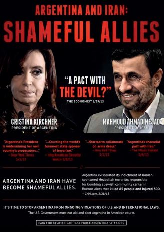 La solicitada que mostró Cristina Kirchner para pedir la nulidad de la causa por el memorándum con Irán.