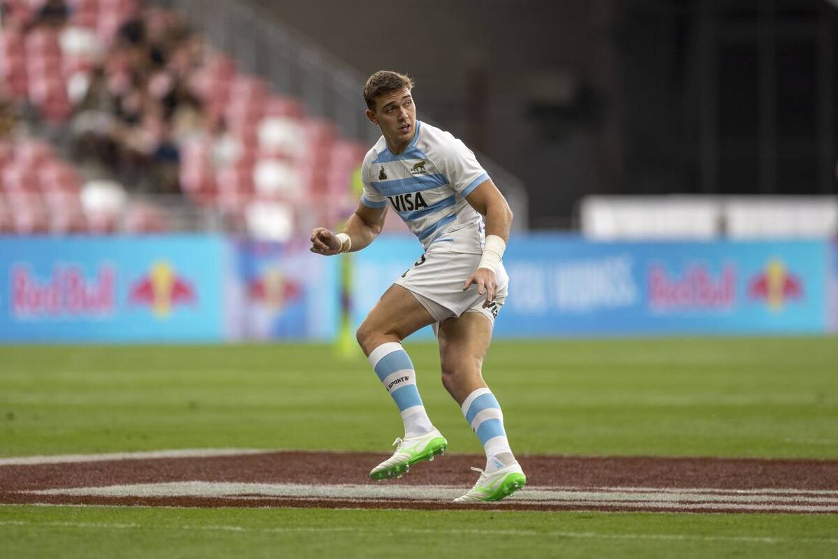 Santino Zangara, jugador formado en Tala RC, se sumó esta temporada a Los Pumas 7s. (World Rugby)