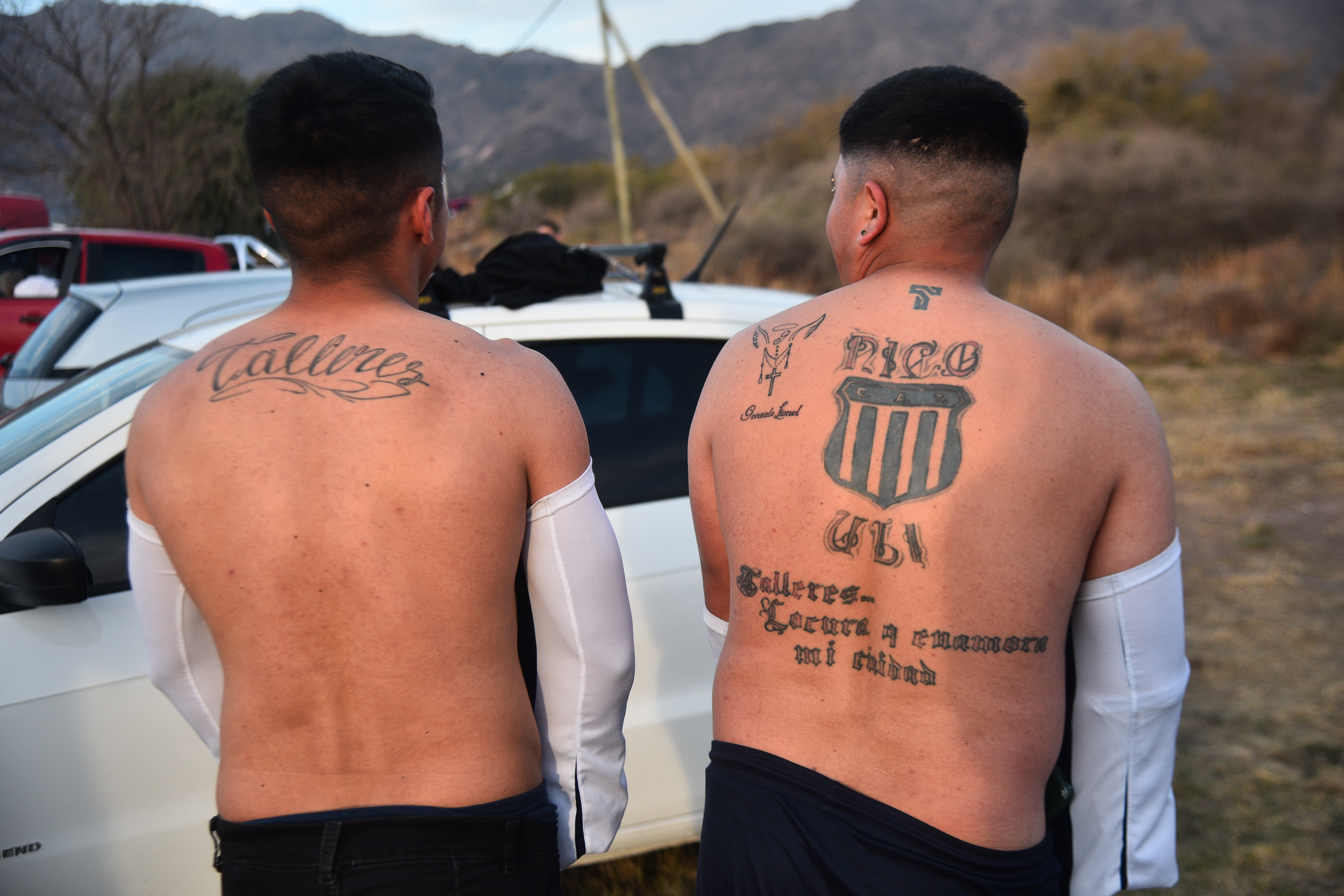 Cara 'e Cancha de Talleres en la previa del partido entre Talleres y Godoy Cruz por los octavos de final de la Copa Argentina en San Luis. (Pedro Castillo / La Voz)