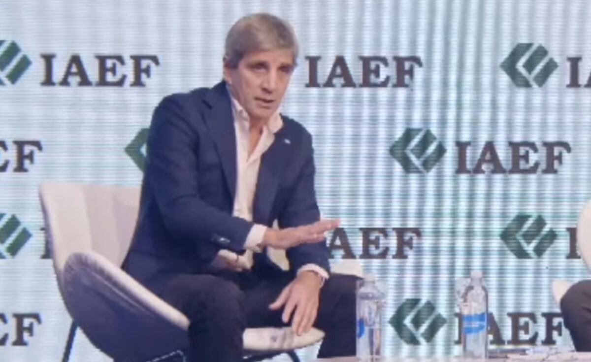 El ministro de Economía, Luis Caputo.