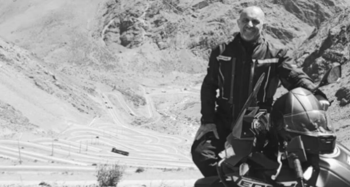 Sergio Biondini, el motociclista que perdió la vida este viernes en Córdoba. (Gentileza)