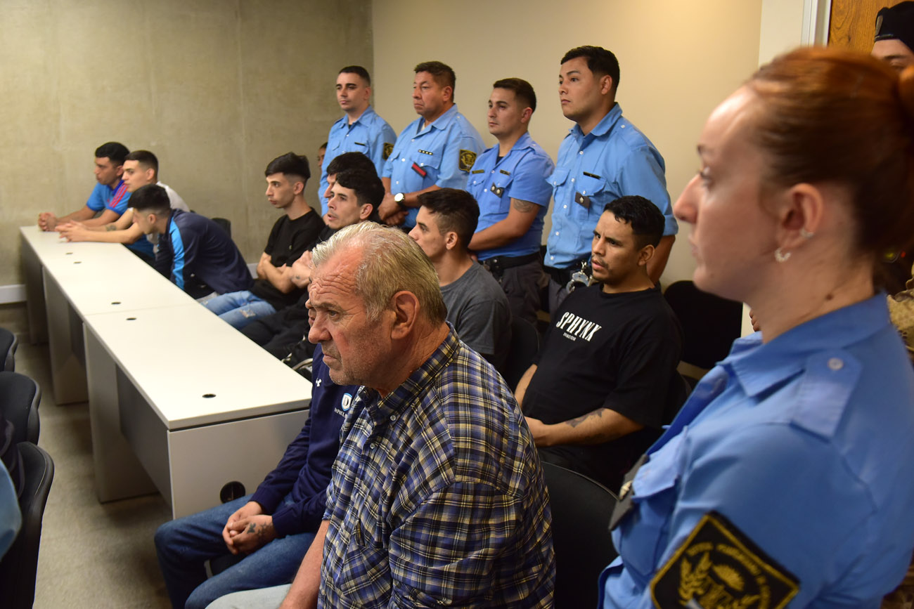 El juicio se desarrolla en la Cámara 10ª del Crimen y con fuertes medidas de seguridad. (Nicolás Bravo / La Voz)