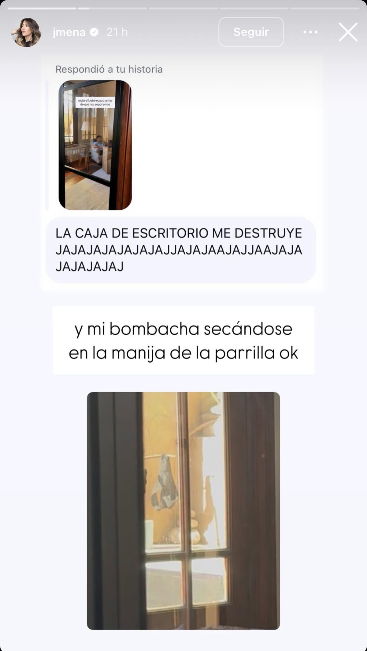 Jimena Barón compartió divertidas historias de la pelea con su novio (Captura de pantalla)