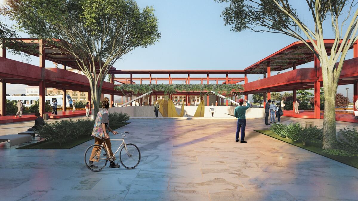 El proyecto de tesis es un masterplan para la zona de barrio Argüello, en el noroeste de la ciudad de Córdoba. Abarca la estación de trenes, el campus de la Universidad Blas Pascal y el club Atalaya (Renders UBP).