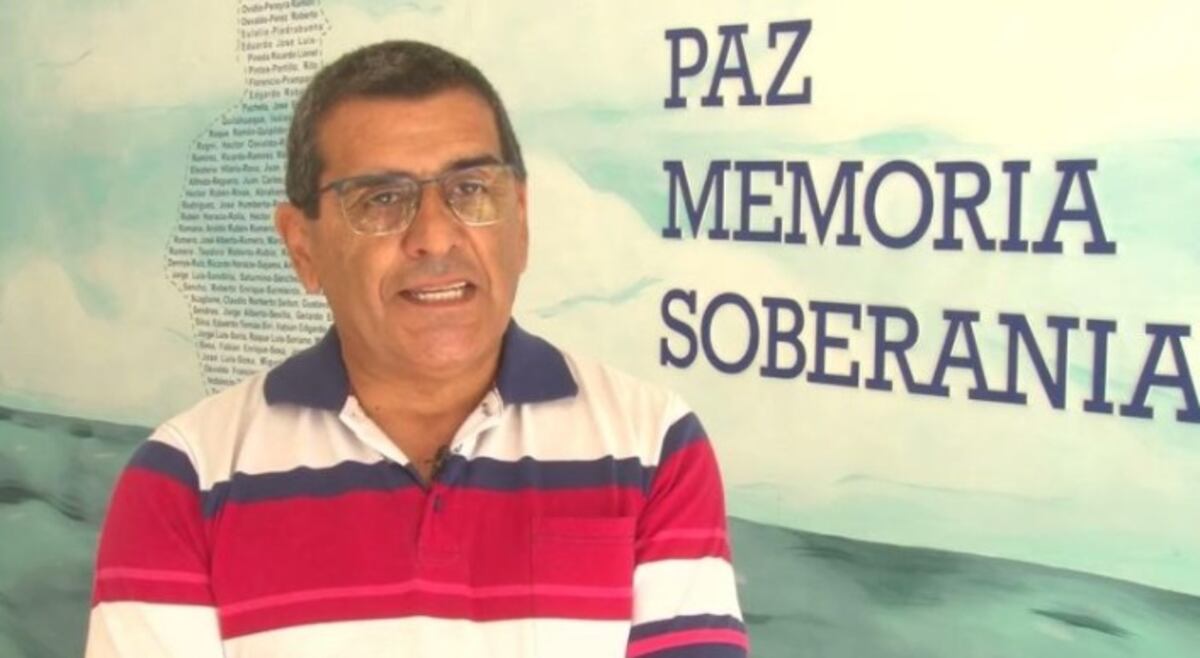 Víctor Álamo. Excombatiente de Malvinas (Gentileza LV16).