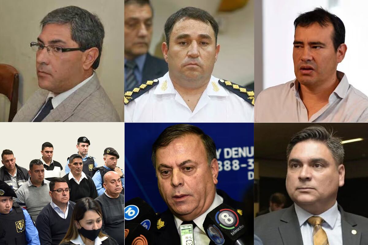 Gustavo Sosa, Julio Suárez, Gustavo Oyarzabal, los policías condenados por Blas, Gustavo Folli y Alejandro Mercado, jefes policiales involucrados en graves episodios en Córdoba en los últimos 11 años.
