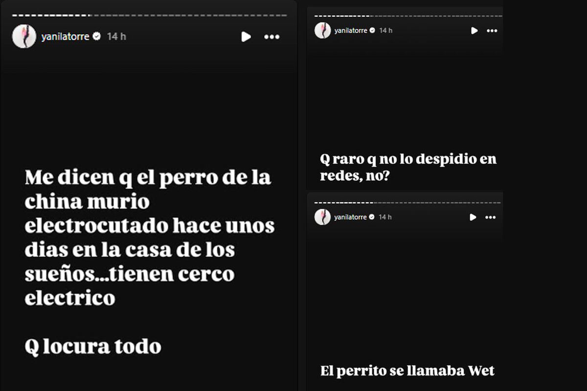 Yanina Latorre en Instagram. Foto: captura pantalla.