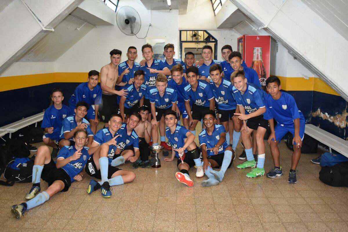 Alex Luna en su etapa formativa en Atlético Rafaela, dueño de una parte de su pase. (Gentileza Prensa Atlético Rafaela).