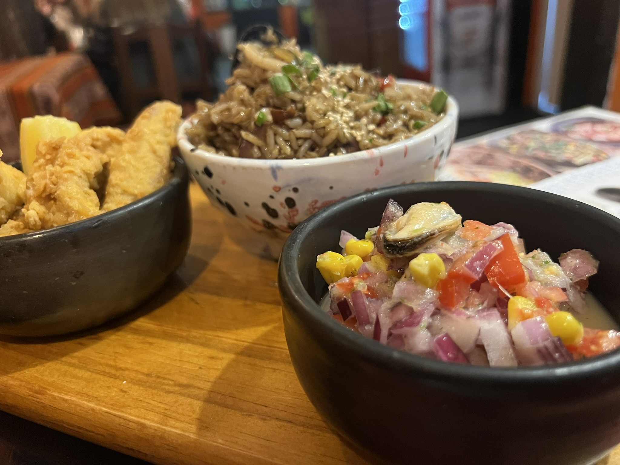 Nazca, cocina peruana fusión.