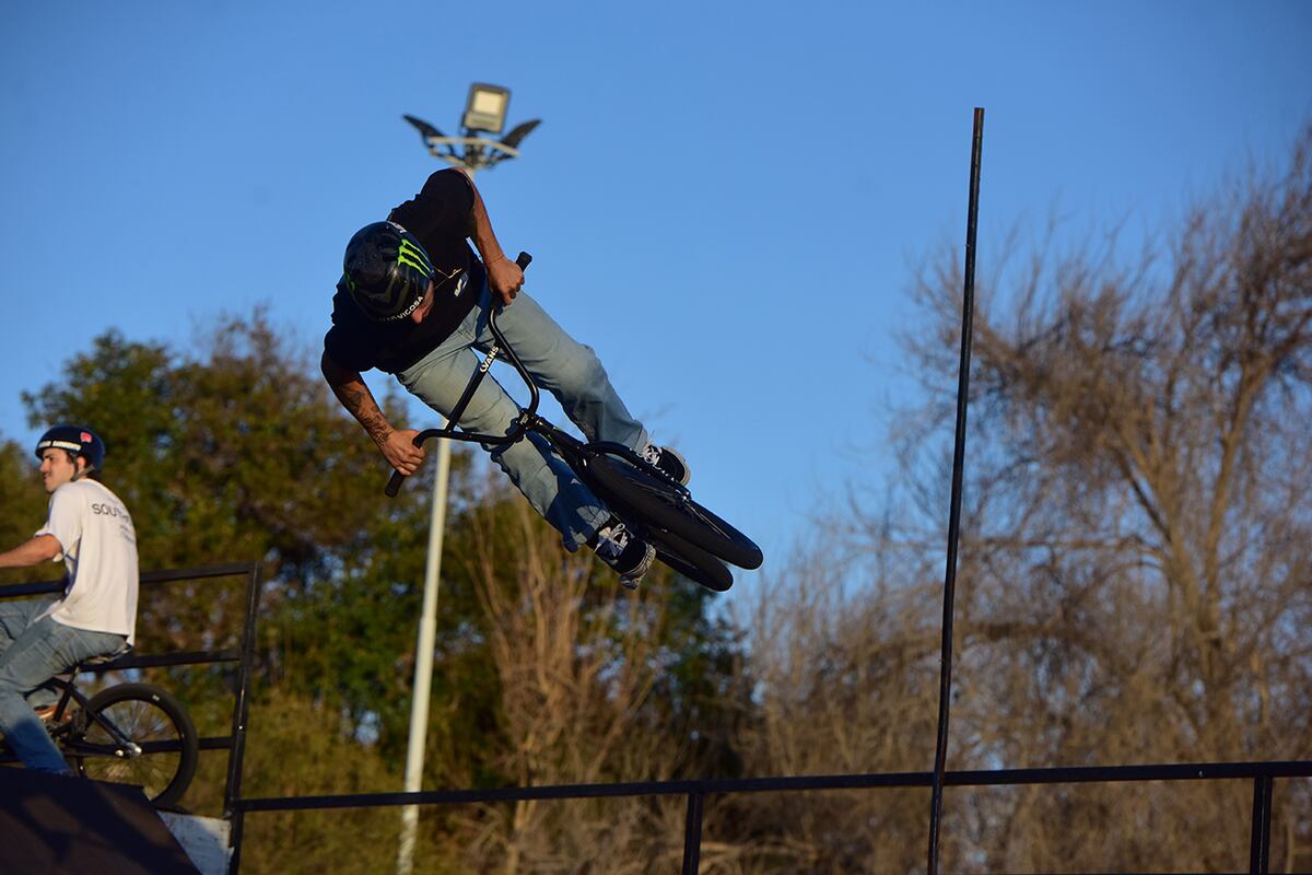 José Maligno Torres, pista de BMX Maligno Park del Estadio kempes. (José Gabriel Hernández / La Voz)