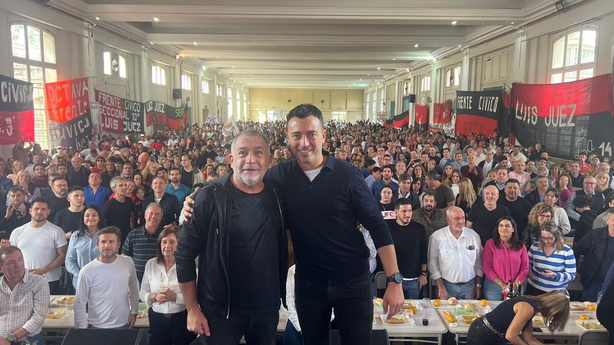 Luis Juez y su convocatoria al locro por el Día del Trabajador, junto a Rodrigo De Loredo.