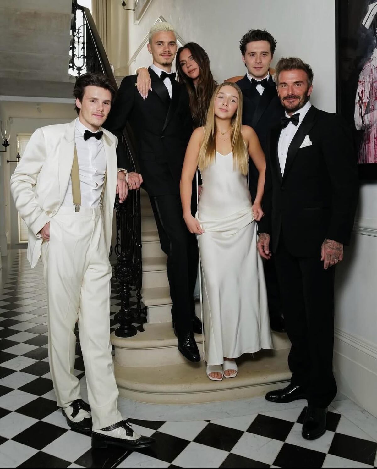 Familia Beckham.