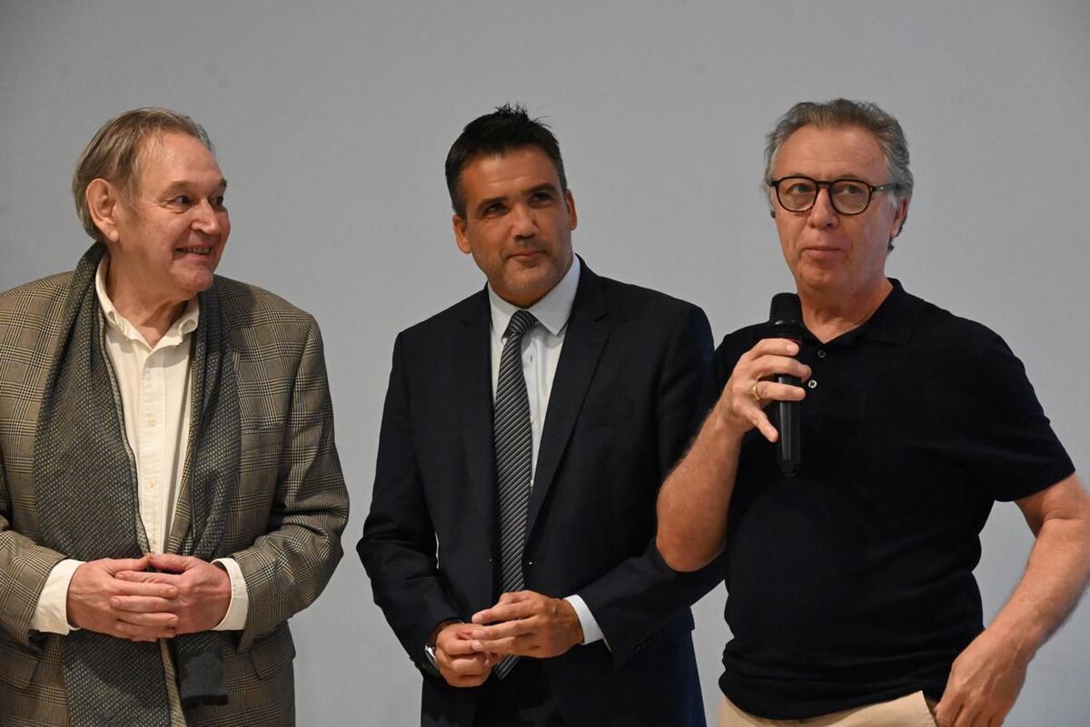 Juan Cisneros, Facundo Torres y Rubén Magnano. (Prensa Legislatura de Córdoba)