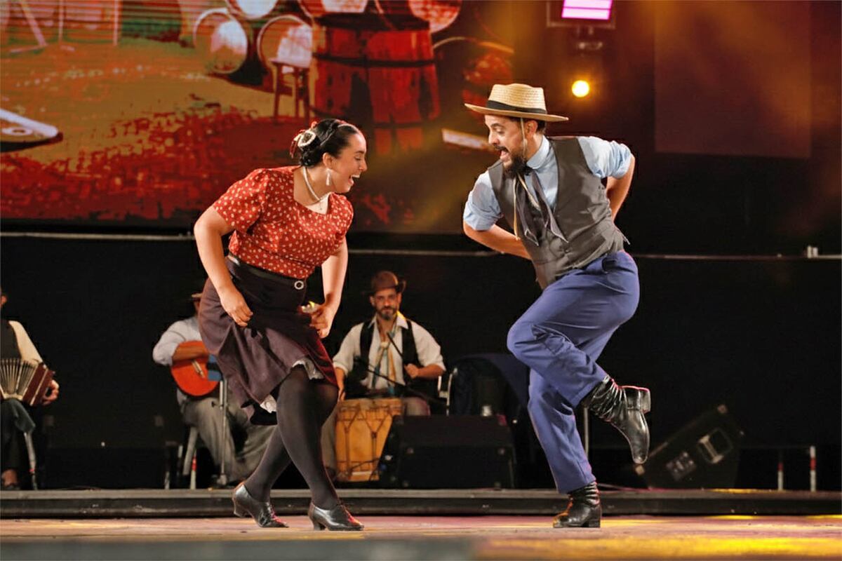 Fabiana González – Darío Flores, ganadores como Pareja de Baile Tradicional.
