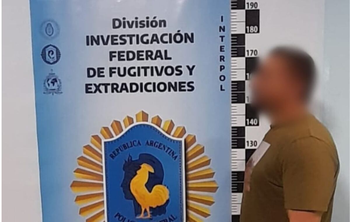 El hombre, de 49 años, llevaba fugitivo desde hace tres años y medio. (Ministerio de Seguridad)