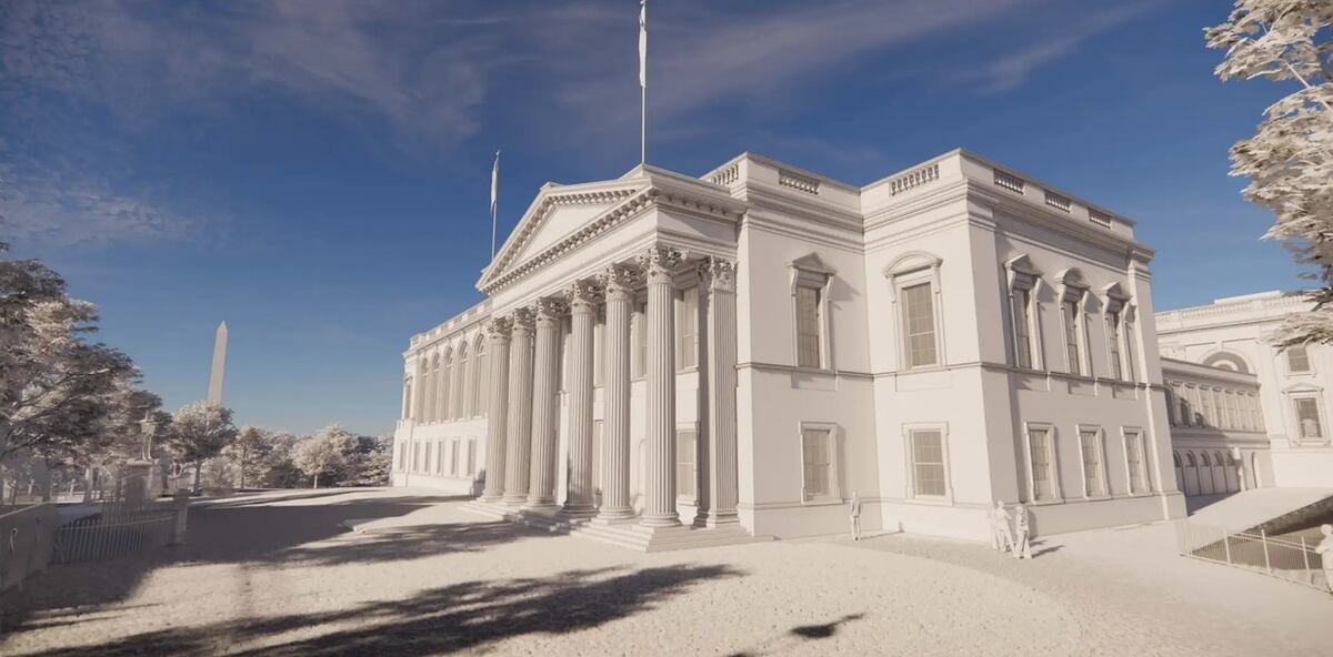 La Casa Blanca publicó imágenes digitales del diseño del nuevo espacio.