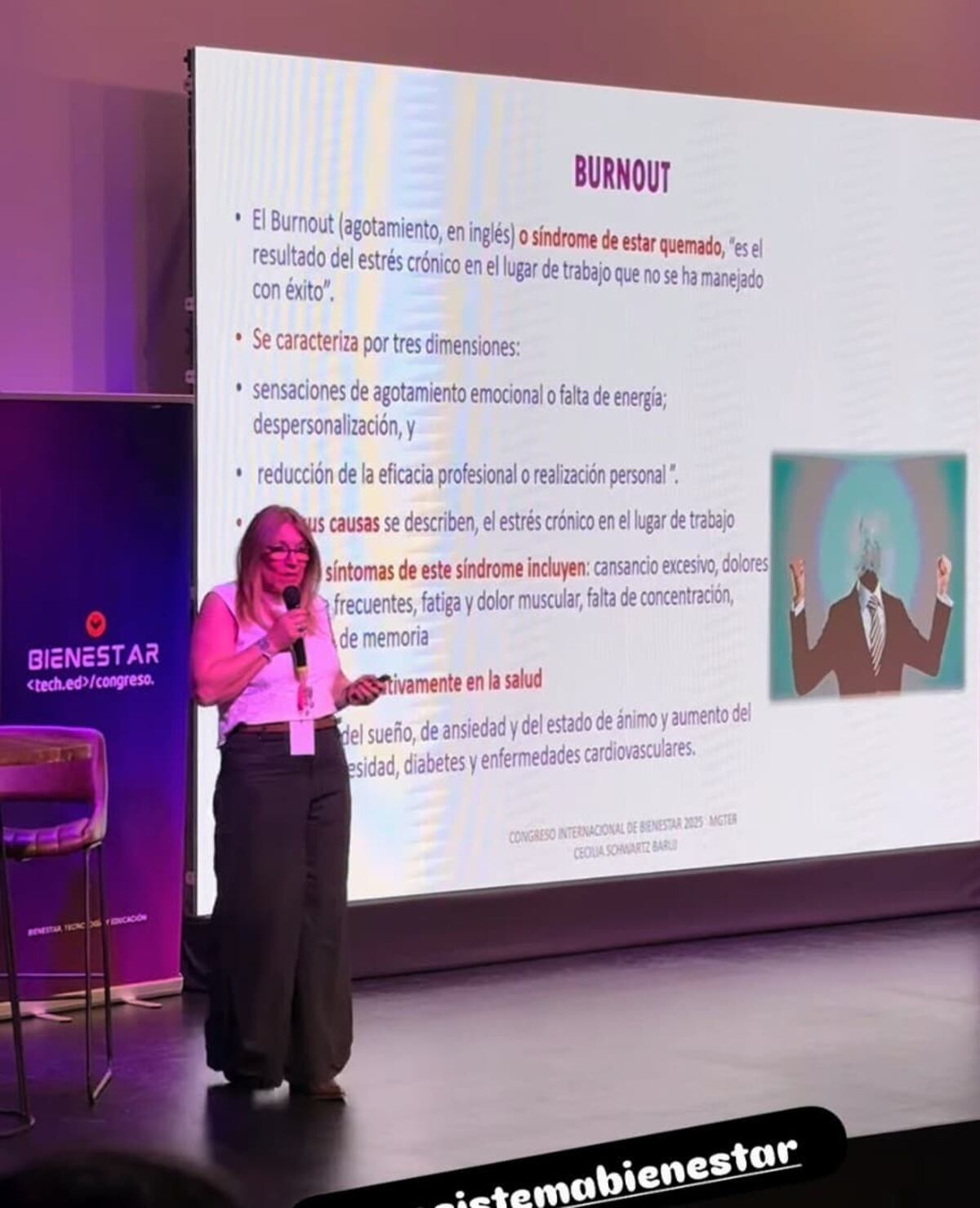 Cecilia Schwartz Baruj, doctora en Psicología y actual presidenta de Red Estigma (Gentileza)