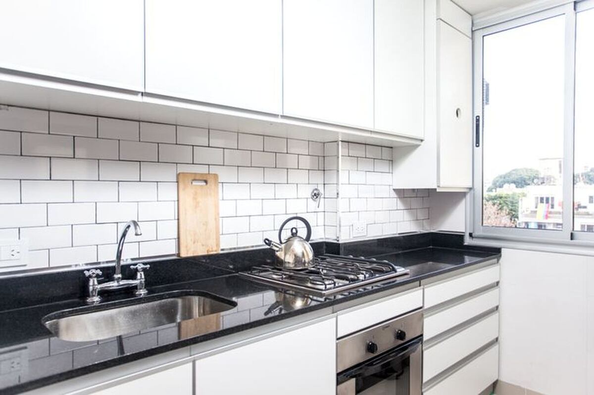 Ladrillos en la cocina. @Pinterest