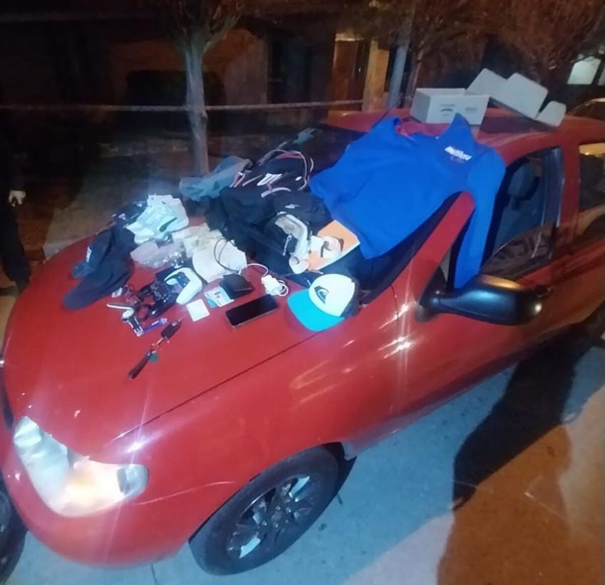 Lo secuestrado. (Policía)