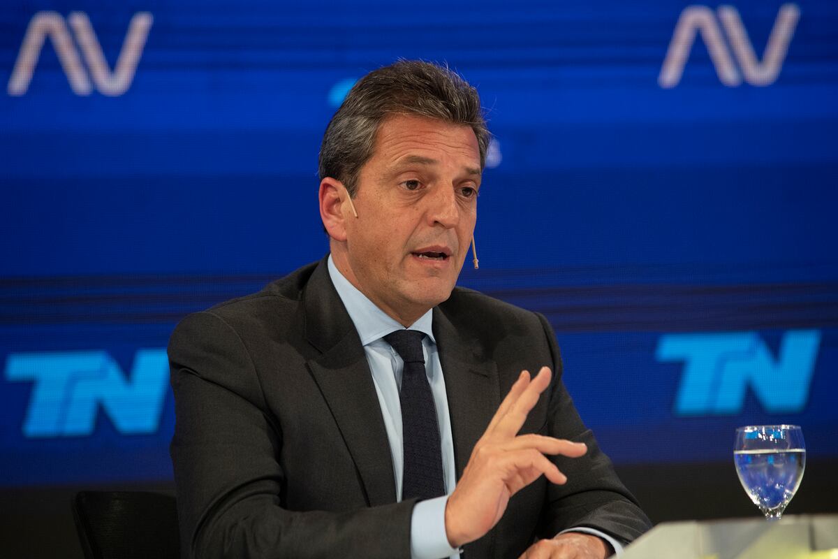 Buenos Aires 16 de agosto 2023 Sergio Massa y en el programa de a dos voces
clarin