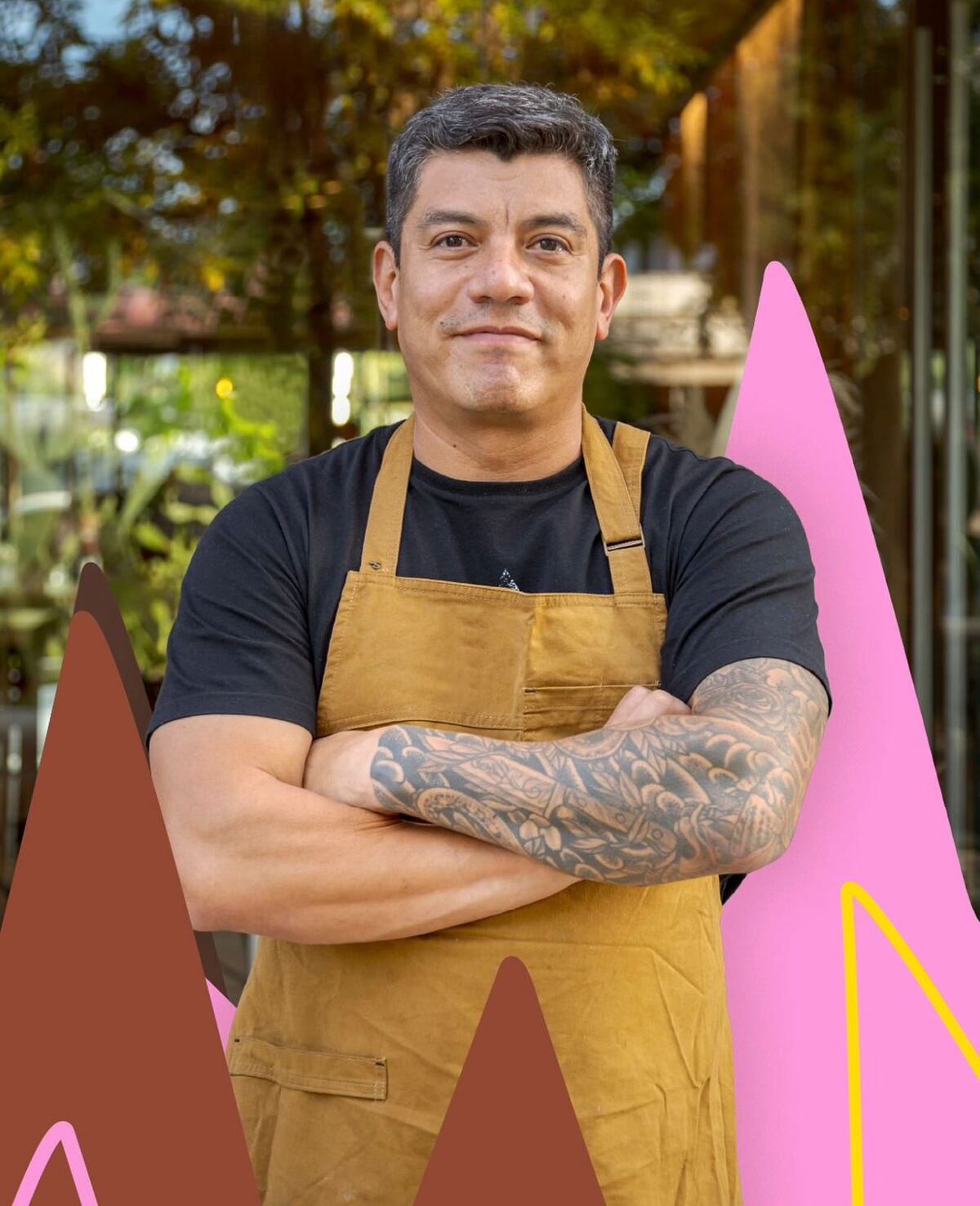 Leo Orellana, el chef encargado de eventos nacionales e internacionales. (Gentileza)