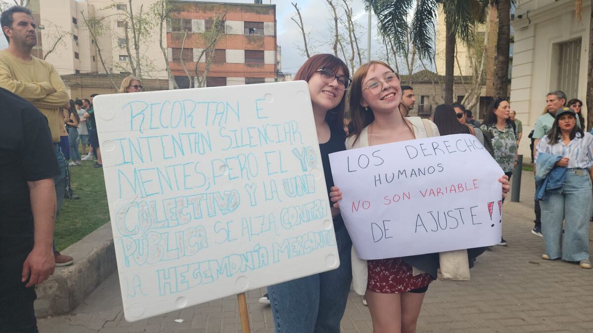 La movilización universitaria en Río Cuarto (La Voz)