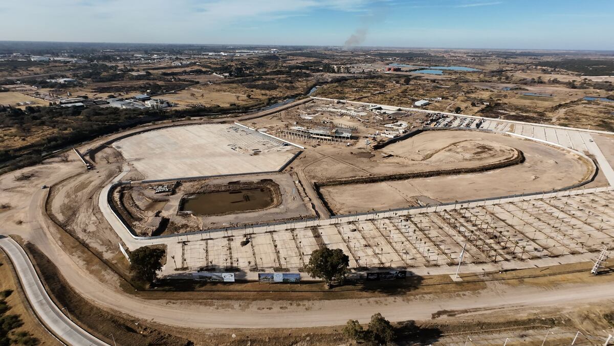 Vista aérea de Infinito Open a finales de junio pasado. (Gentileza Grupo Infinito)