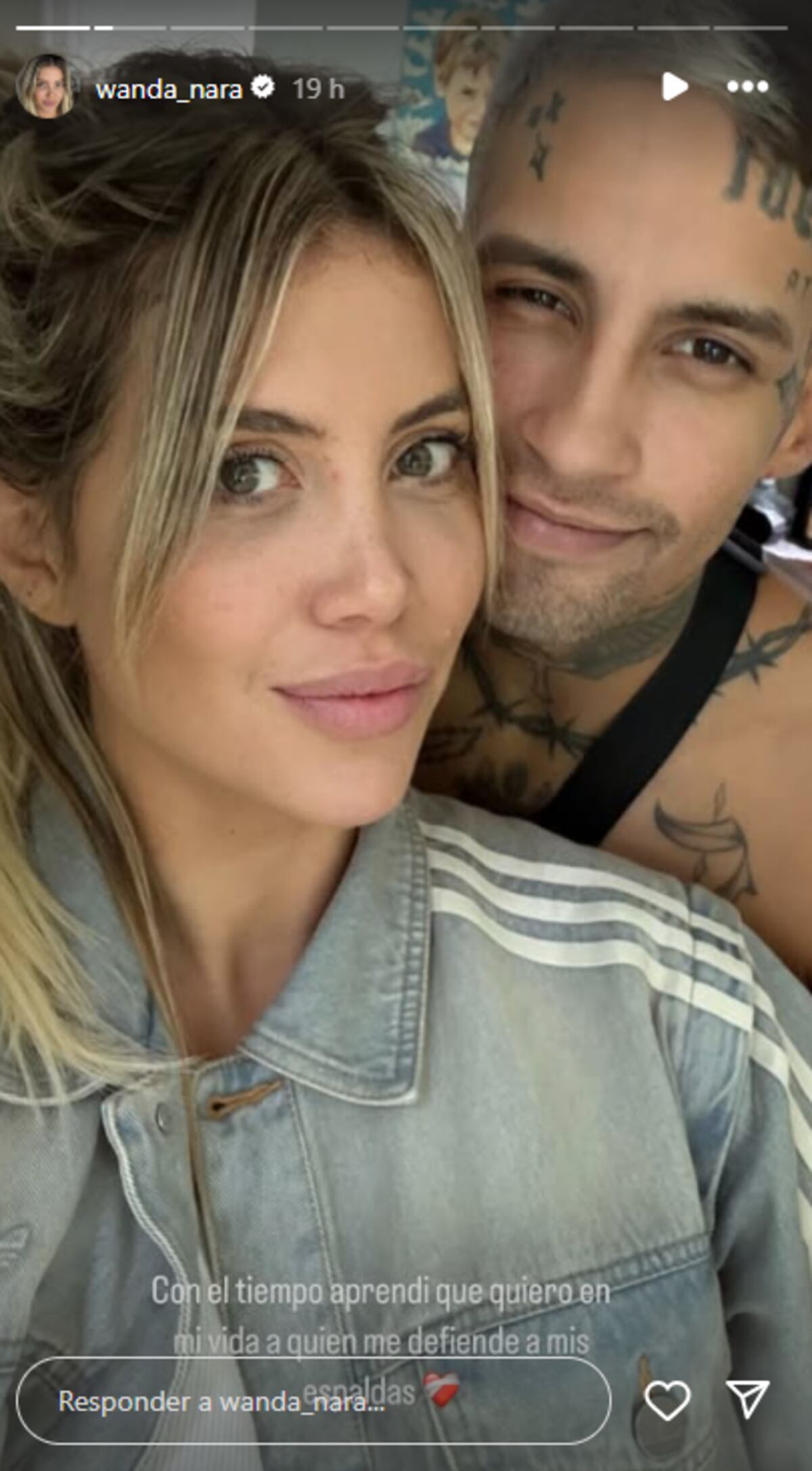 El mensaje de Wanda después de que L-Gante muestre sus chats con Icardi. (Foto: Instagram Wanda Nara)