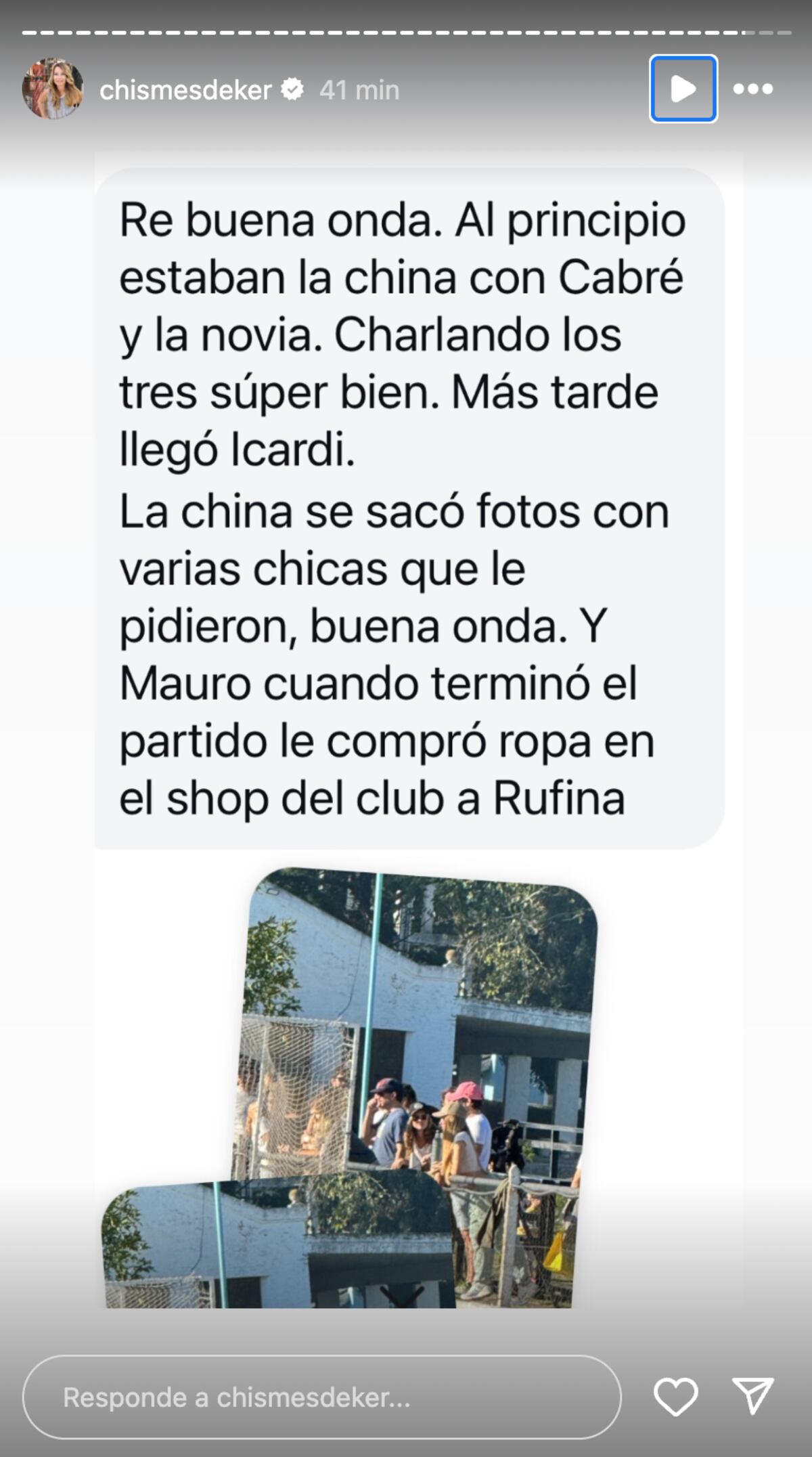 @chismesdeker. Foto instagram