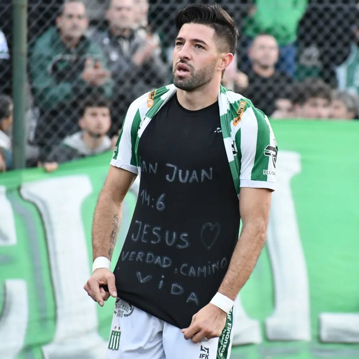 Juan Pablo Zárate, el cordobés que fue el máximo goleador del año en el fútbol argentino. (Prensa Excursionistas).