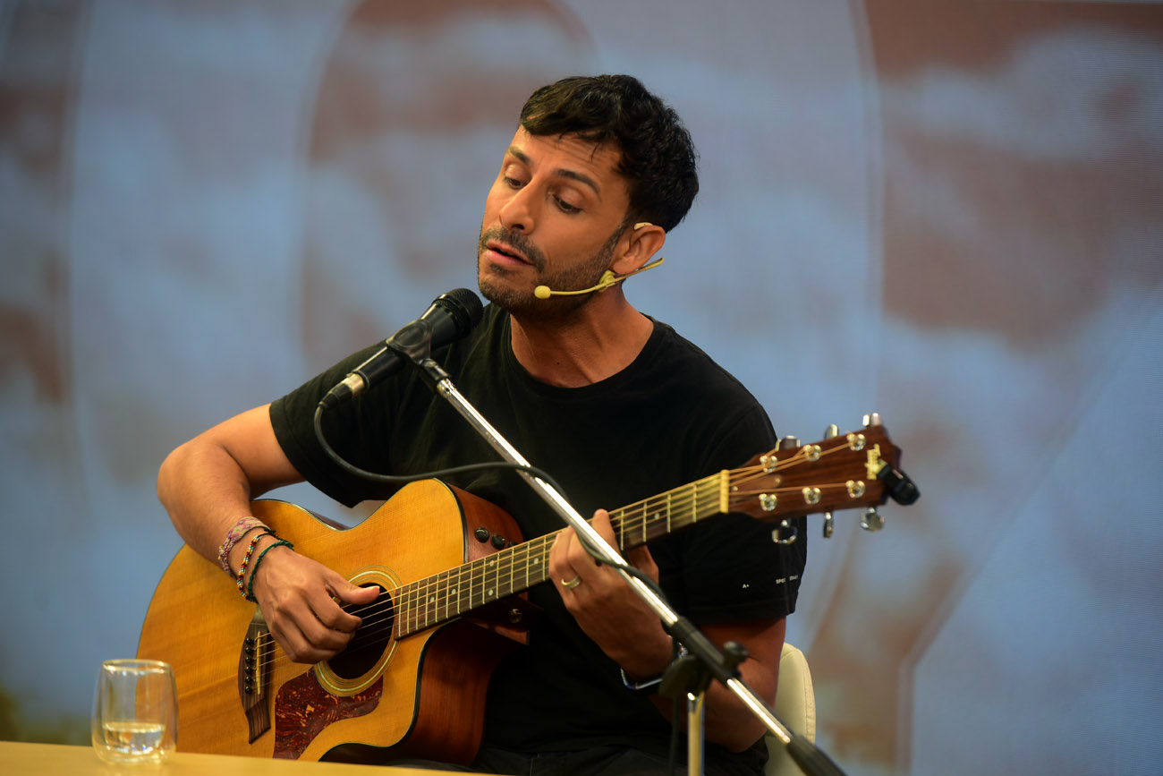 Lucas Heredia, músico, guitarrista, cantautor. (Nicolás Bravo / La Voz)