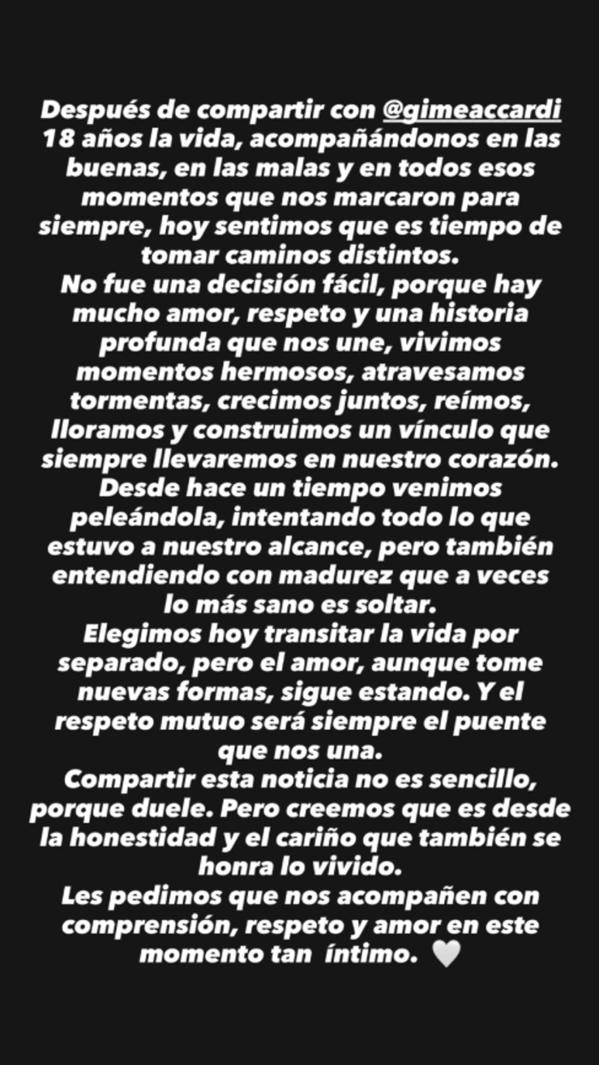 La palabra de Nicolás Vázquez. (Captura)