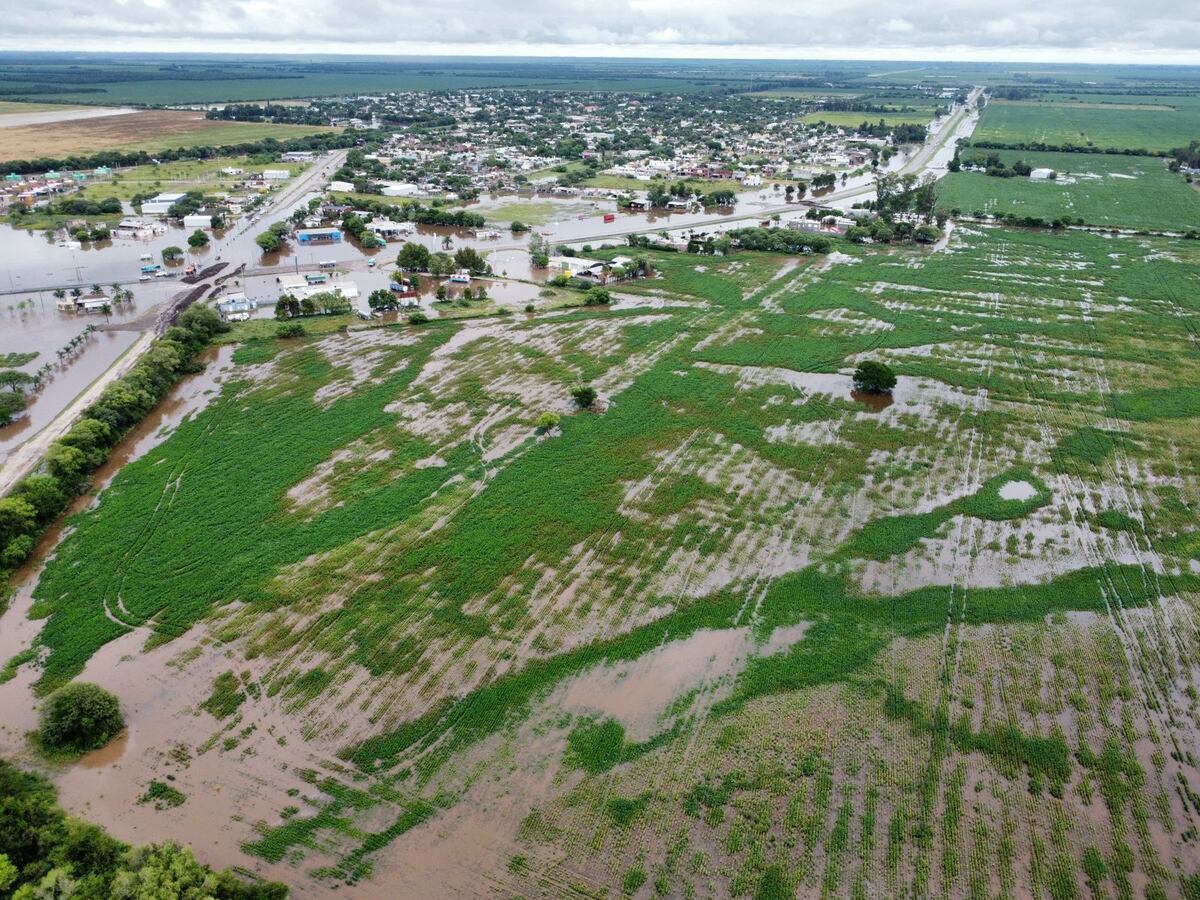 Impactantes imágenes de la inundación que dejó evacuados y cientos de casas anegadas. (Gobierno de Córdoba)