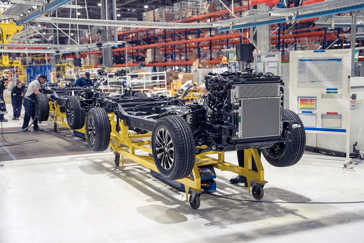 La línea de montaje de la Fiat Titano es independiente a la que utiliza el Fiat Cronos.