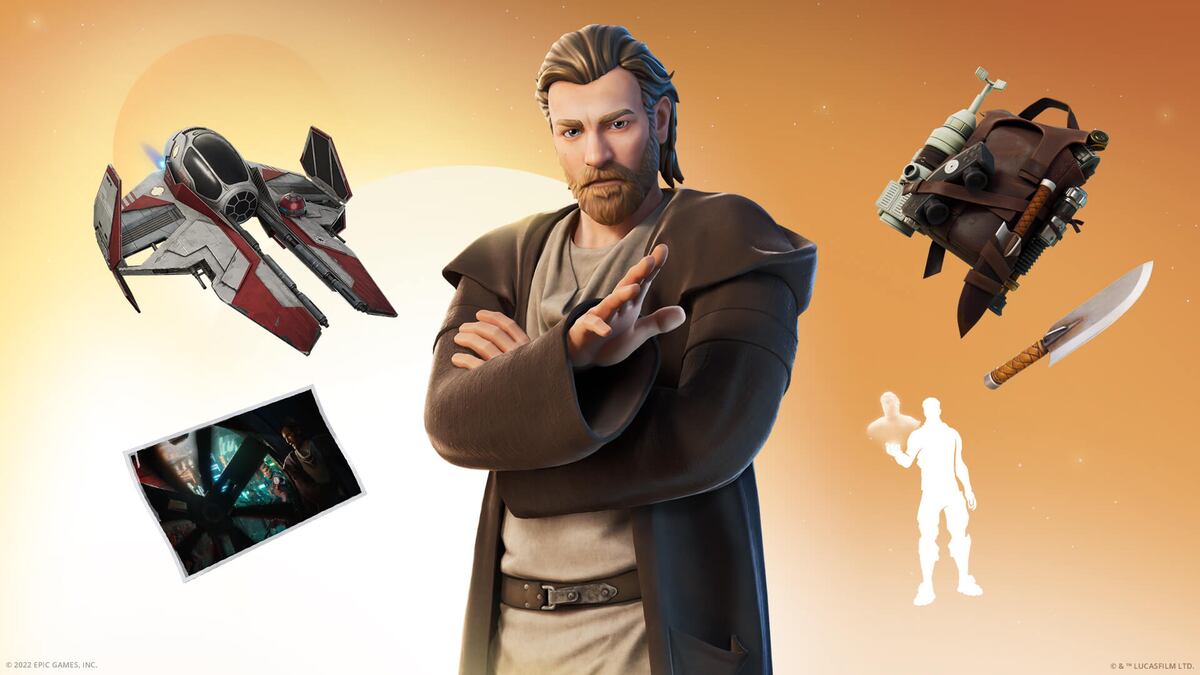 Obi-Wan Kenobi llega a Fortnite. (Fortnite)
