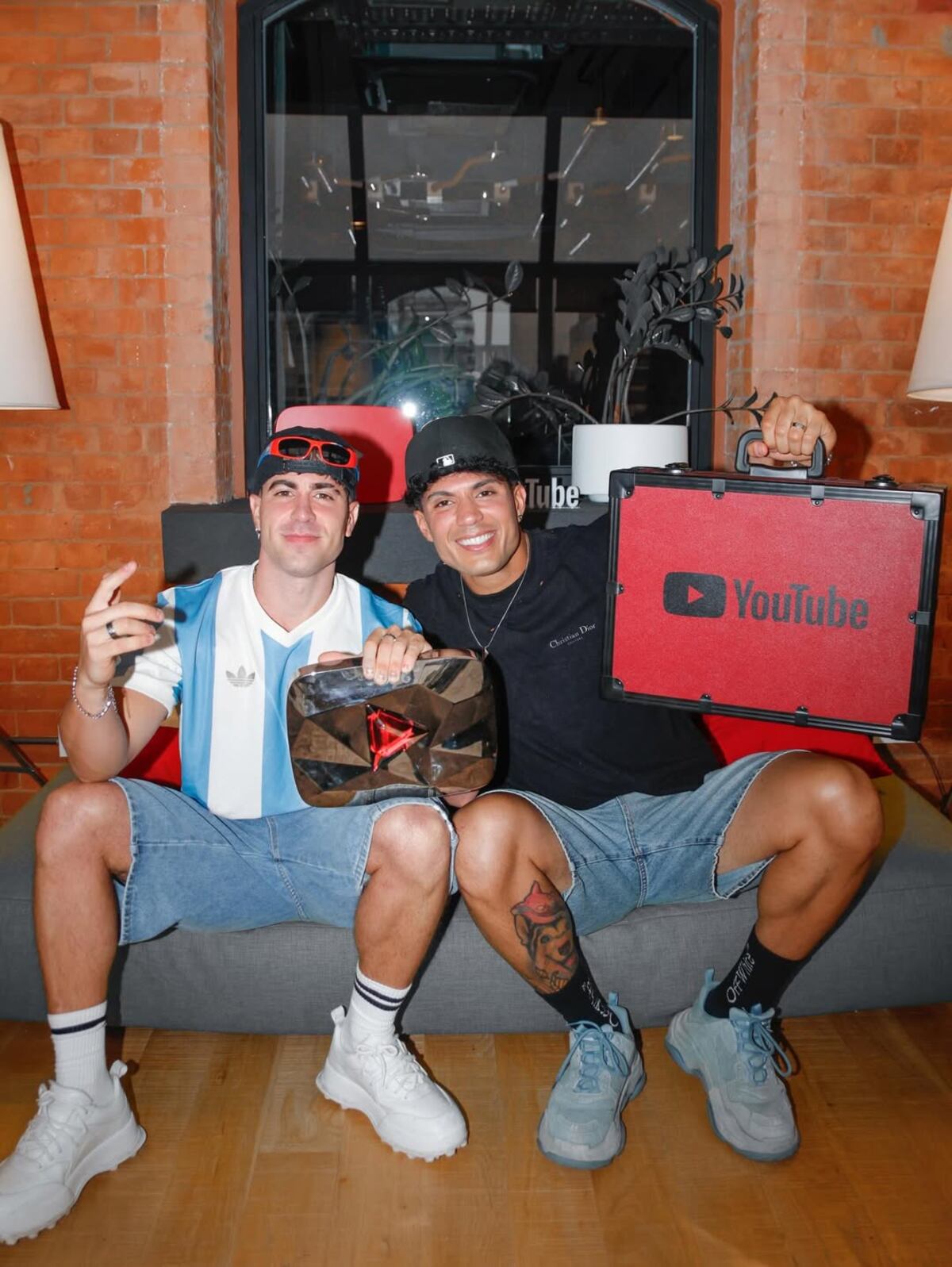 Alejo Igoa y su pareja Asbel Nazar (Instagram de Alejo Igoa)