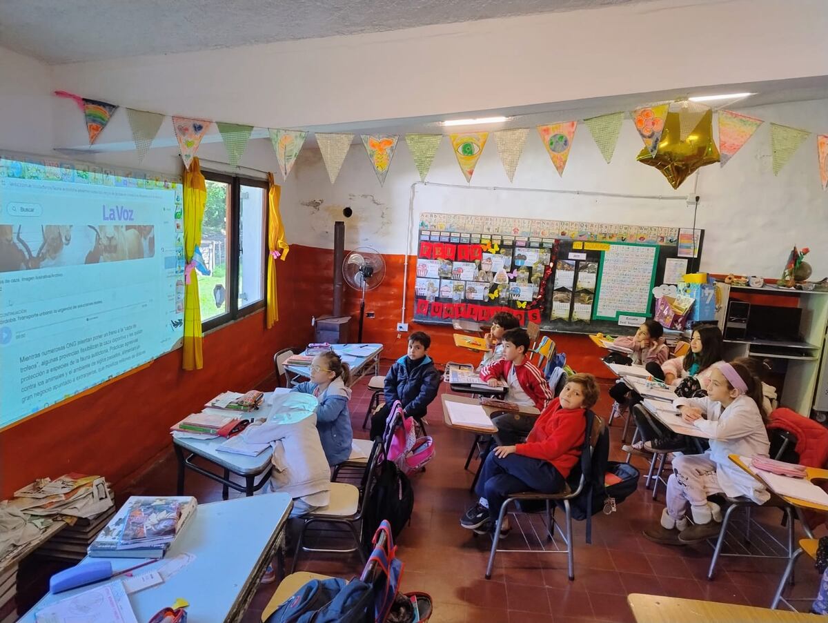 La escuela rural José Ingenieros, en la zona de Santa Rosa de Calamuchita. (Gentileza)
