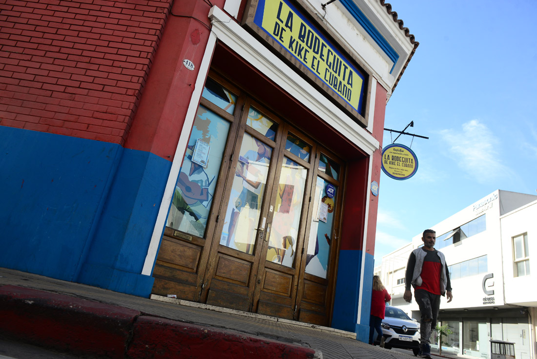 Muerte. El lugar donde un policía golpeó a otro y lo mató. (José Gabriel Hernández / La Voz)