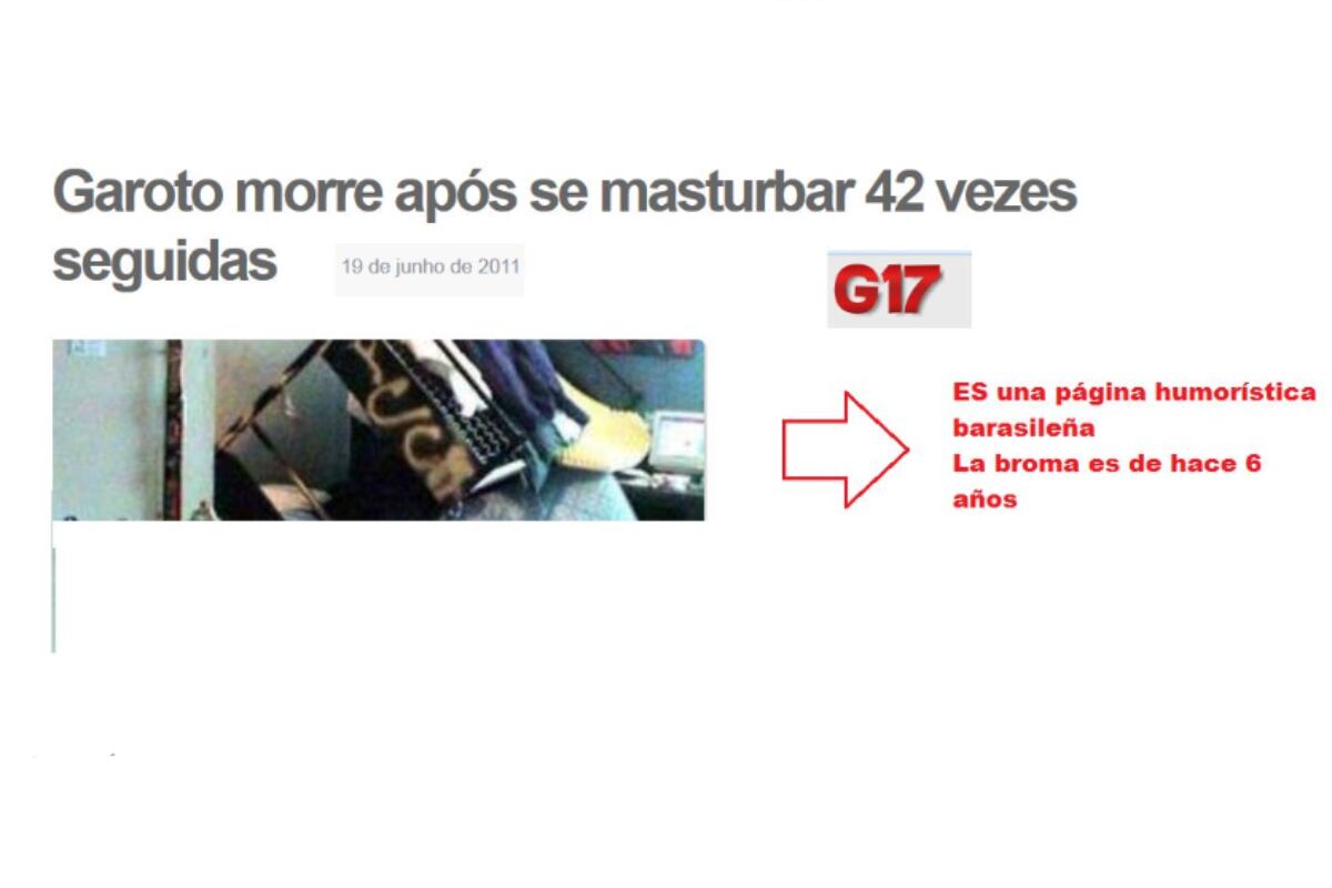 La falsa noticia. (Maldita.es)