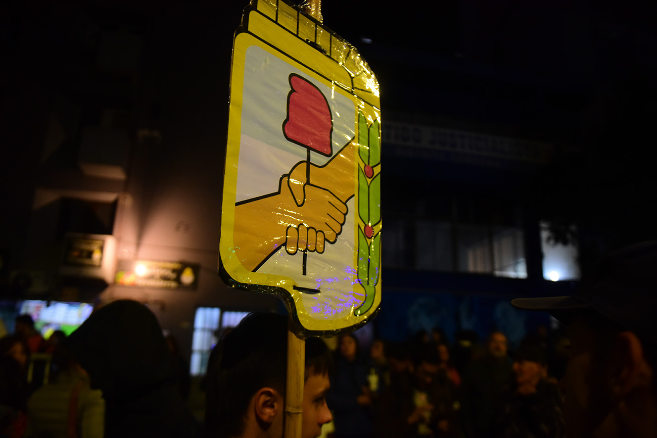 Marcha a favor de Cristina de Kirchner en la ciudad de Córdoba. (José Gabriel Hernández / La Voz)
