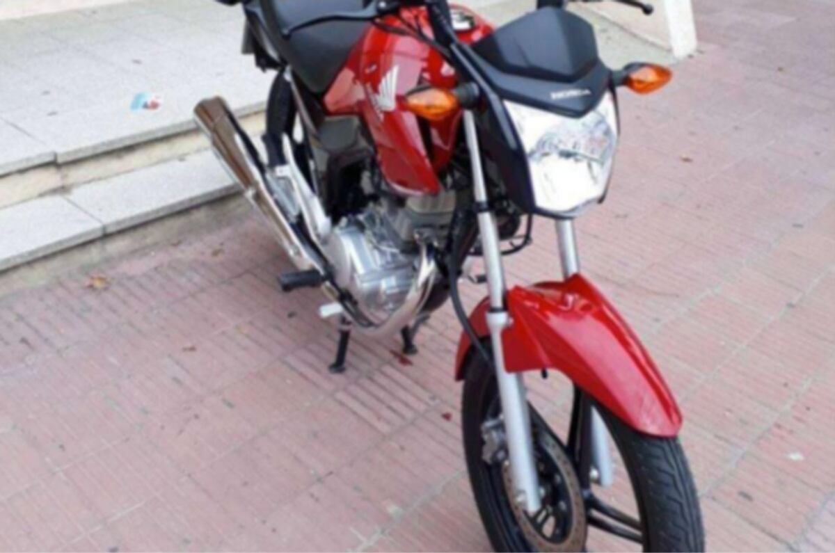 La moto sustraída. (Gentileza)